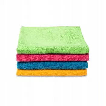 Vileda Microfibre Colors tīrīšanas drānas, krāsainas, 4 gab.