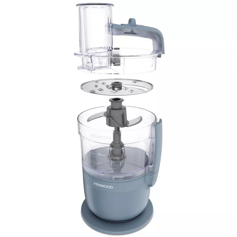 Virtuves kombains Kenwood FDP23.140GY MultiPro Go — kompakts portatīvais smalcinātājs, pelēks