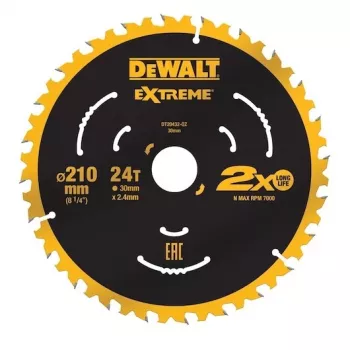 Ripzāģa asmens DeWALT DT20432-QZ 21 cm ar volframa karbīda uzgaļiem