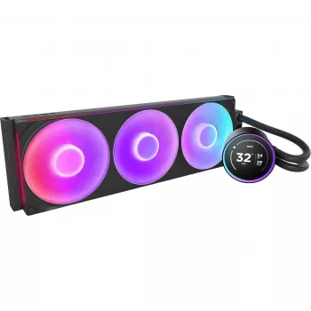 Kraken Elite 420 RGB 420 mm šķidruma dzesēšanas komplekts melns
