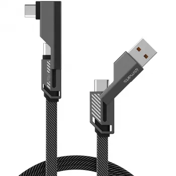 USB kabelis 4smarts 541457 1,5 m USB A – USB C grafīts