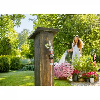 Ūdens skaitītājs dārza šļūtenei Gardena AquaCount 18350-20 melns/pelēks/oranžs 1 gab.