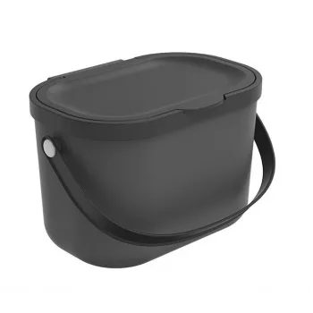 ROTHO Albula Anthracite - atkritumu šķirošanas konteiners - 3,2 l