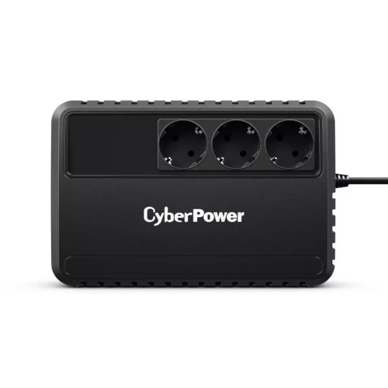 CyberPower BU650EG-FR līnijinteraktīvs nepārtrauktās barošanas avots (UPS) 650 VA (0,65 kVA) / 360 W, AVR, 3 x FR E tipa ligzdas