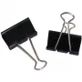 WEDO clips Foldback 25 mm 12 iepakojumā kartona kastītē melns/sudrabs (6421425)