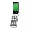 Doro Leva E22 saliekamais telefons, 2.8 collu (7.11 cm) ekrāns, Single SIM, 0.3 MP kamera, 1150 mAh, 127.8 g, Sarkans/Balts