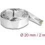 DeLOCK 19004 Kabeļa aizsarguzmava 2m x 20mm sudraba stikla šķiedra ar alumīniju