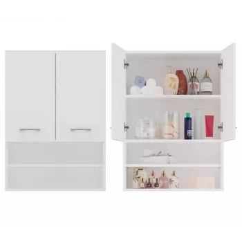 Topeshop POLA MINI DK balts vannas istabas skapītis Balts