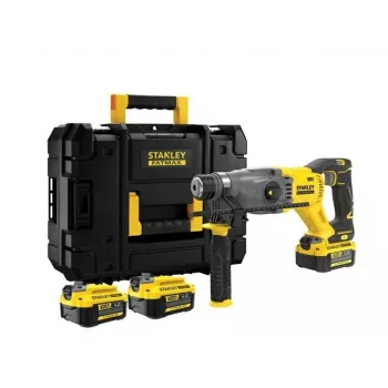 STANLEY rotējošais āmurs SDS+ 18V V20 2x4Ah KUFER
