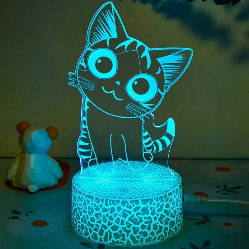 Dekoratīvā LED lampa MANTA SNL119RGB RGB 3D dzīvnieka formas gaisma interjeram