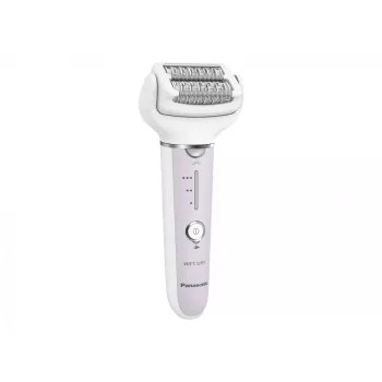 Epilators Panasonic ES-EY30A – 60 pincetes, 3 ātrumi, slapjai/sausai lietošanai, akumulatora darbība, balts/violets