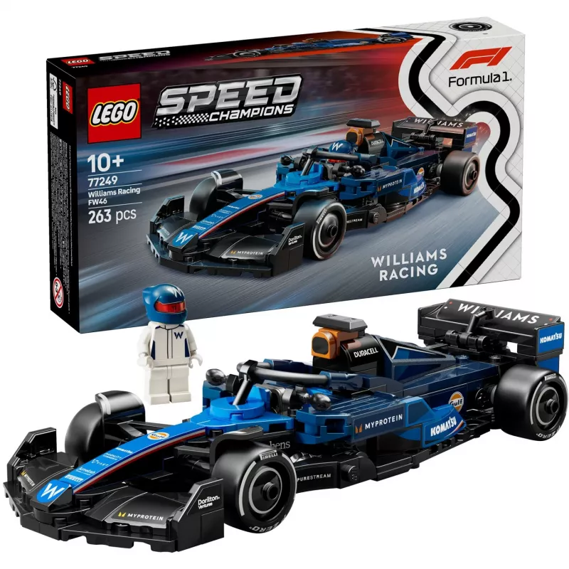 LEGO SPEED CHAMPIONS 77249 Williams Racing FW46 F1 Sacensību Auto
