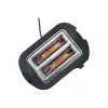 Severin 2589 2 šķēles 800 W Melns, Nerūsējošais tērauds