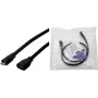 Logilink USB pagarinātāja kabelis - Micro-USB B (vīriešu) uz Micro-USB B (sieviešu) - USB 2.0 - 5 m - Melns (CU0125)