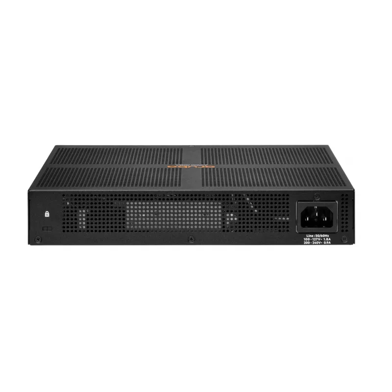 HPE Aruba Networking 6100 12G Class4 PoE 2G/2SFP+ 139W pārvaldāms L3 Gigabit Ethernet (10/100/1000) PoE slēdzis, 1U, melns