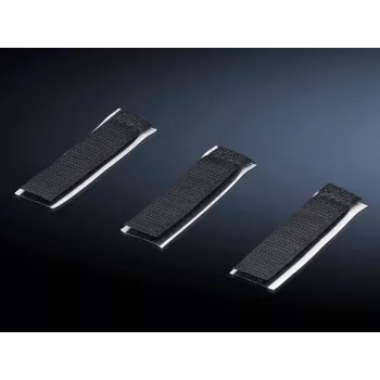 Kabeļa turētājs Rittal 7111.350, melns, platums 16 mm, dziļums 70 mm