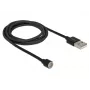 USB kabelis DeLOCK 85724 USB 2.0 1,1 m Melns