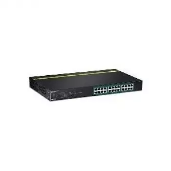 TRENDnet TPE-TG240G - Slēdzis - 24 x 10/100/1000 (PoE+) - Galda, statīvā montējams