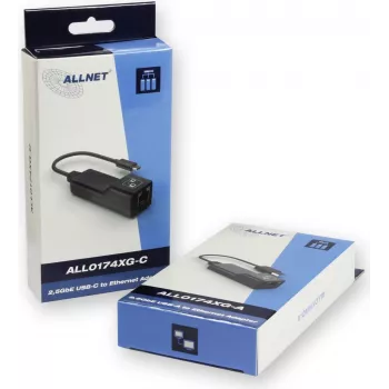 Allnet ALL0174XG-A 2.5 Gbit/s LAN adapteris, USB 3.2 Gen 1 (USB 3.0), 10/100/1000 Mbit/s