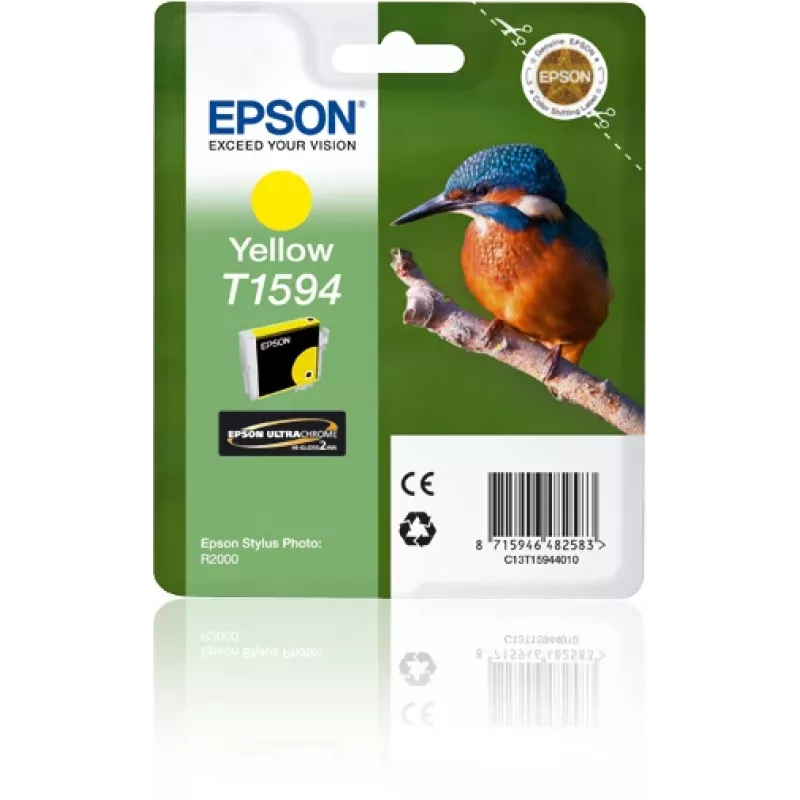 Kasetne EPSON T1594 17 ml UltraChrome Hi-Gloss2 Dzeltena