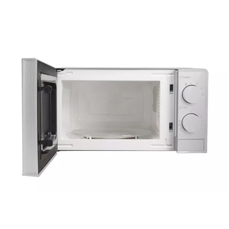 Mikroviļņu krāsns ESPERANZA ESTOFADO — 700 W, 20 L, 5 jaudas līmeņi, 24.5 cm pagriežamais statīvs, balta