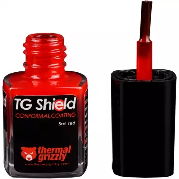 Termopasta Thermal Grizzly TG-ASH-050-RT 5 ml, melna/sarkana/caurspīdīga