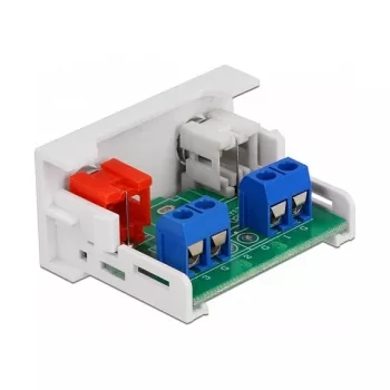 DeLOCK 81338 Easy 45 modulis 2 x RCA ligzda (mātīte) balts