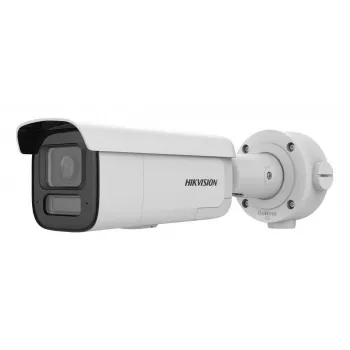 Hikvision Pro Series 4MP AcuSense Strobe Light un Skaņas Brīdinājuma Motorizēts Varifokāls Bullet Tīkla Kamera
