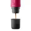 Pārnēsājama espresso kafijas automāts OUTIN Nano Melns, Rozā — 20 bāri, maltā kafija, 7500 mAh akumulators, 670 g