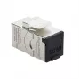 DELOCK RJ45 Cat.6A keystone modulis ar skrūvējamu aizsargvāciņu, zils