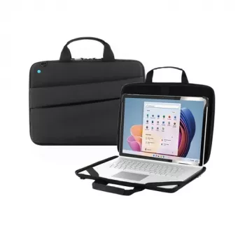 Mobilis THE ONE - Maciņš klēpjdatoram - čaulas tipa, 20% pārstrādāts - Izturīgs - 12,5 - 35,60 cm (14) - Melns (003067)