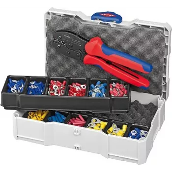 Kabeļa gofrēšanas instrumentu komplekts Knipex 97 90 21