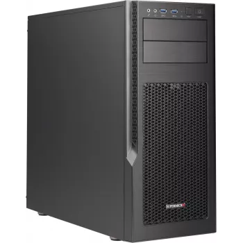 Datora korpuss Supermicro SuperChassis GS5A-754K Midi Tornis Melns, Pelēks
