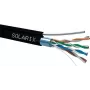 Tīkla kabelis Solarix SXKD-5E-FTP-PE-SAM RJ45 CAT5E 305 m Melns