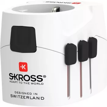 SKROSS World Travel Adapter PRO Light USB - Barošanas bloks