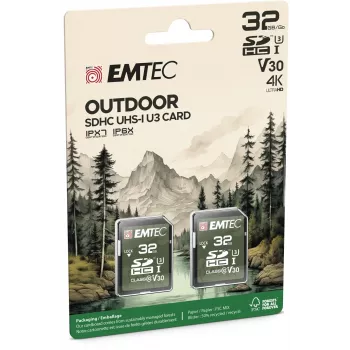 Atmiņas karte Emtec 32GB UHS-I U3 V30 Outdoor ECMSD32GHC10ORP