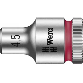 WERA 8790 HMA 05003502001 Ārējā sešstūra uzgriežņu uzgalis 4.5 mm 1/4 inch (6.3 mm)
