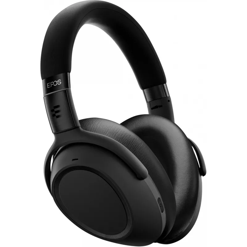 Austiņas EPOS ADAPT 660 USB-C — virsauss, vadu un bezvadu (Bluetooth), 25 m darbības rādiuss, 231 g, melnas
