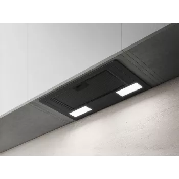 Elica ERA-LUX-BLK-60 60 cm Melna iebūvējamā tvaika nosūcēja pārsegs Deluxe