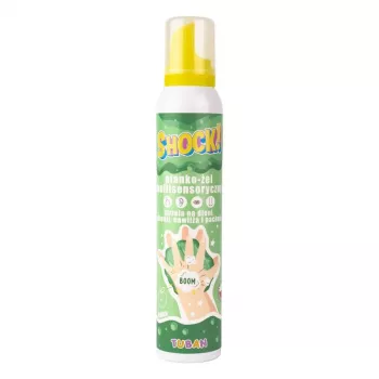 Tuban SHOCK! MULTISENSORY FOAM-GEL APPLE 200 ml Zaļš