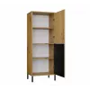 KAMARO 2DK plāns/GŁ ozols ARTISAN DISPLAY CABINET