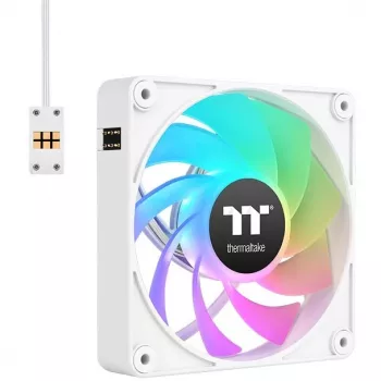 Thermaltake CT140 EX Reverse ARGB Sync White 140 mm dzesēšanas ventilators (3 ventilatori komplektā)