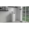 Topeshop W5 BIEL MAT kumode