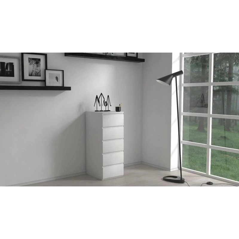 Topeshop W5 BIEL MAT kumode