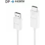 PureLink aktīvs DisplayPort 1.2 uz HDMI 2.0 adaptera kabelis, 4K60Hz (444), DisplayPort vīriešu/HDMI vīriešu