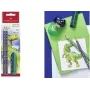 Faber-Castell Dino HB Blue zīmuļu komplekts – HB koka zīmuļi, zils korpuss, komplekts