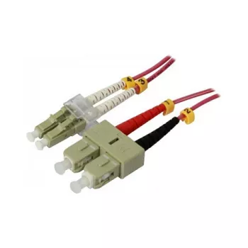 Synergy 21 S216775 Šķiedru optikas kabelis 3 m LSZH OM4 2x LC 2x SC Violet (S216775)