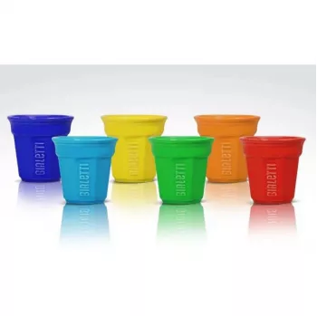 Bialetti BICCHIERINI krūze Multicolour Coffee 6 gab.