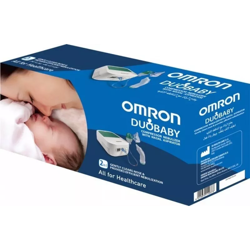Omron NE-C301-E DuoBaby nebulaizers ar aspiratoru