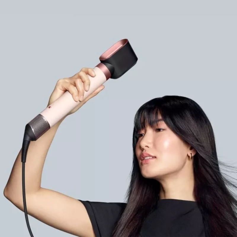Dyson Airwrap Coanda2x Straight + Wavy Multistyler krēm/rozā zelts, Bluetooth, 1700 W (bojāts iepakojums)